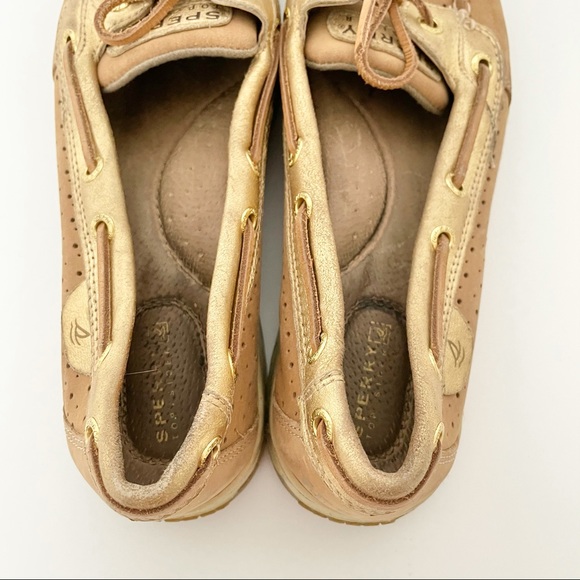 Sperry Gold Boat Top Slider Shoes - Picture 7 of 8
